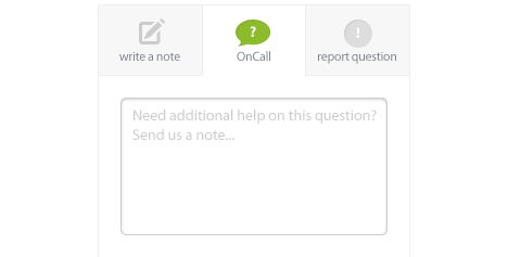 Internal Medicine OnCall ABIM NBME Q&A help MKSAP alternative feature - Knowmedge OnCall - get help on internal medicine question bank help